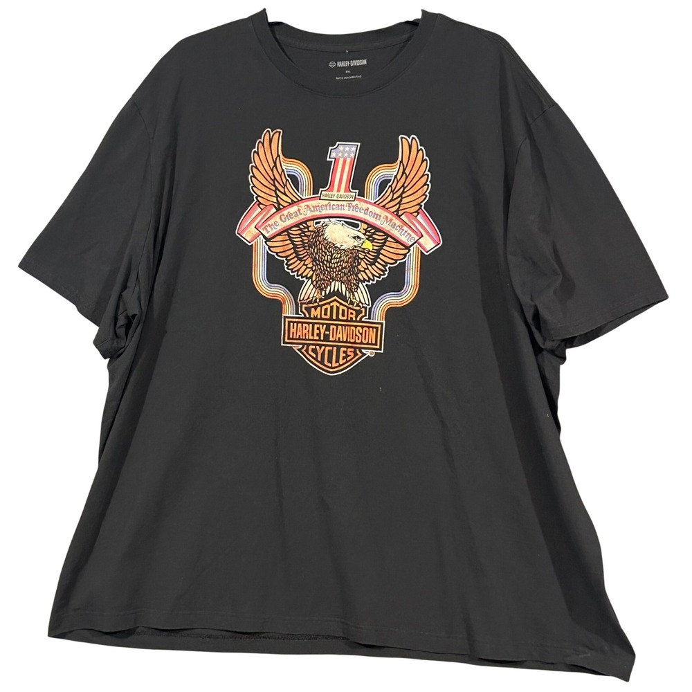 Harley-Davidson Mens 5XL Black Eagle Graphic T-Shirt Old Pueblo Tucson AZ